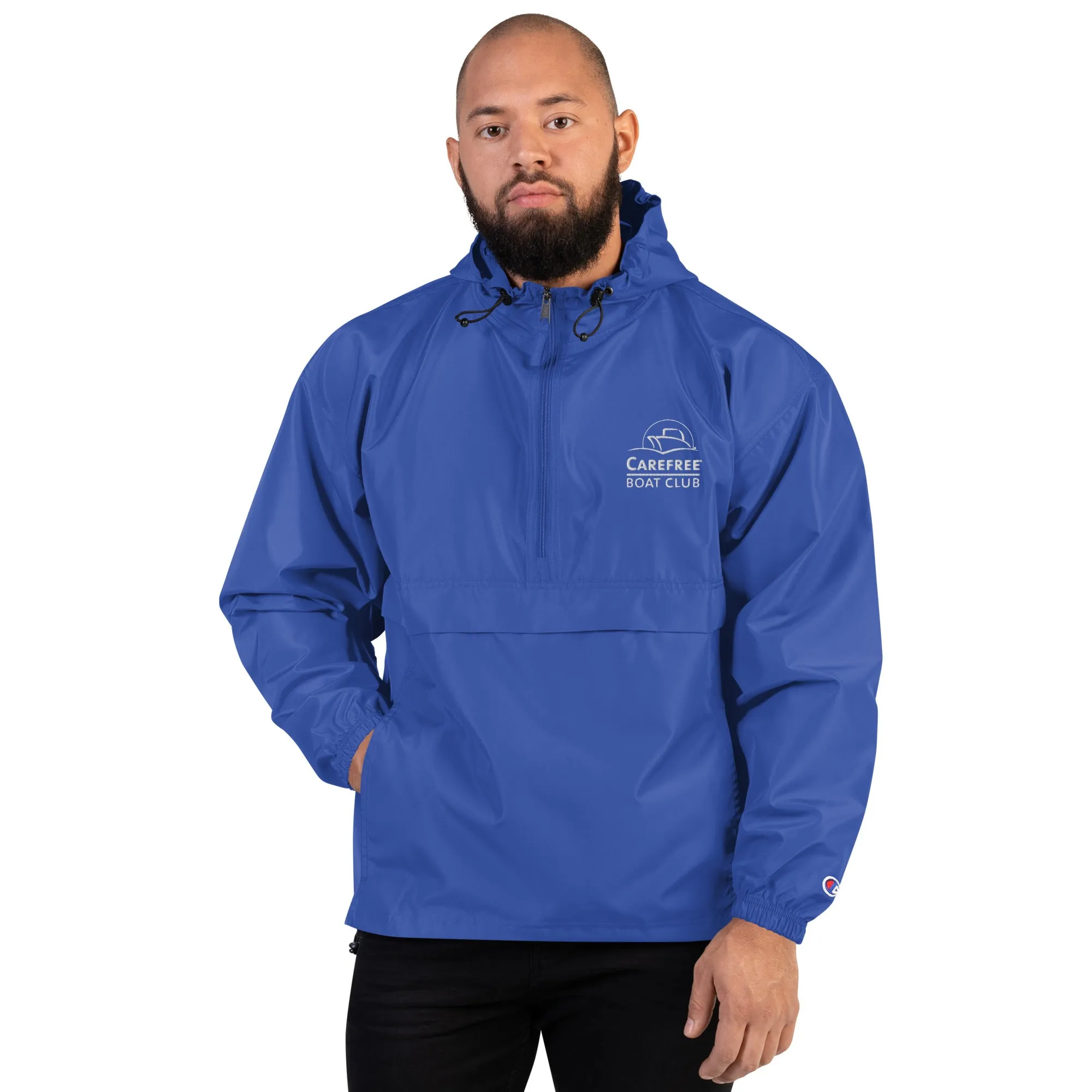 Embroidered Packable Jacket - (5 Colors)